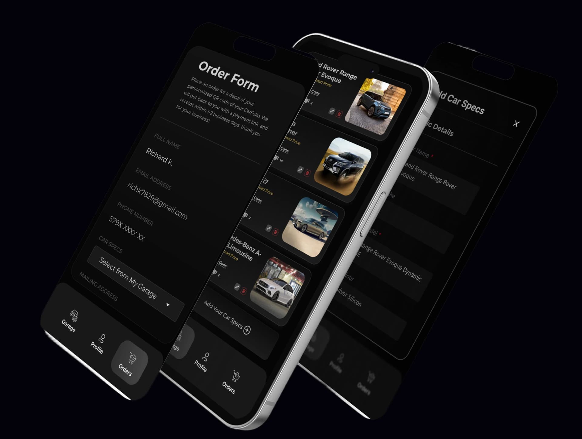 Digital Garage Interface