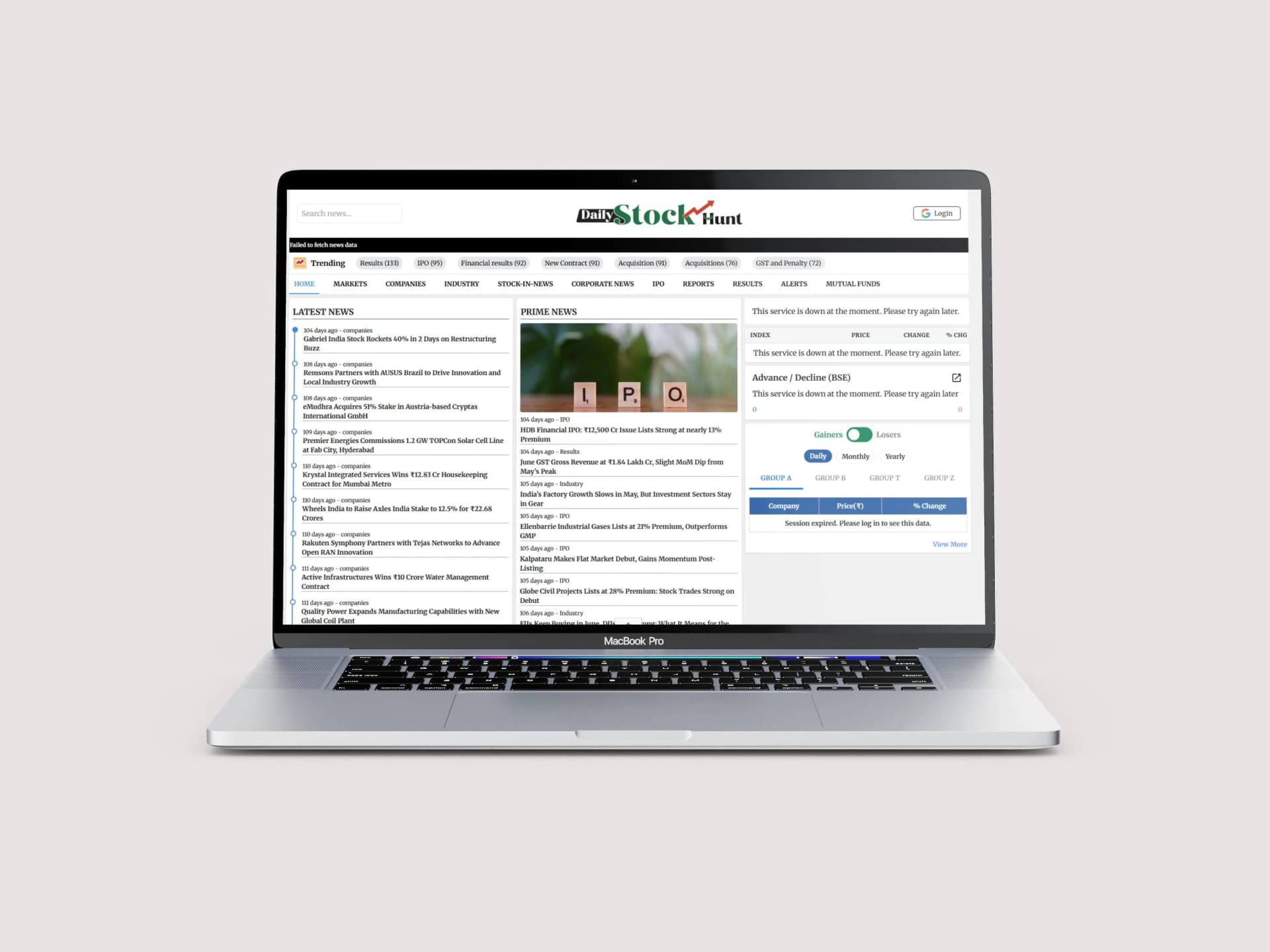 User Interface Screenshots