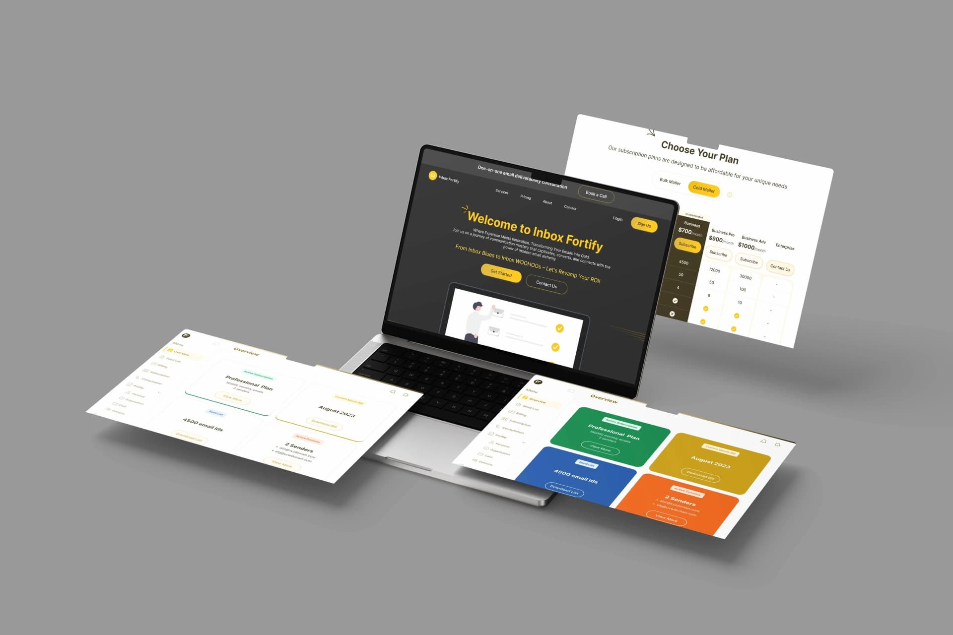 Landing Page Screenshot with CTA