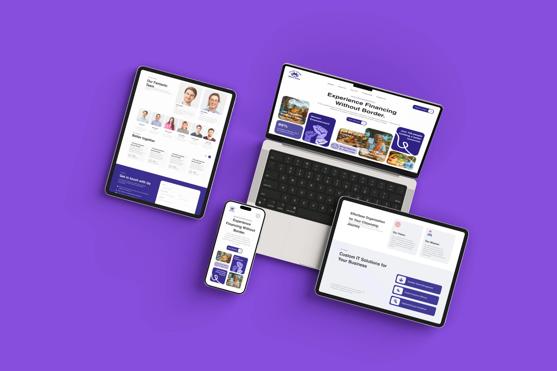 Branding elements: logo, colors, typography