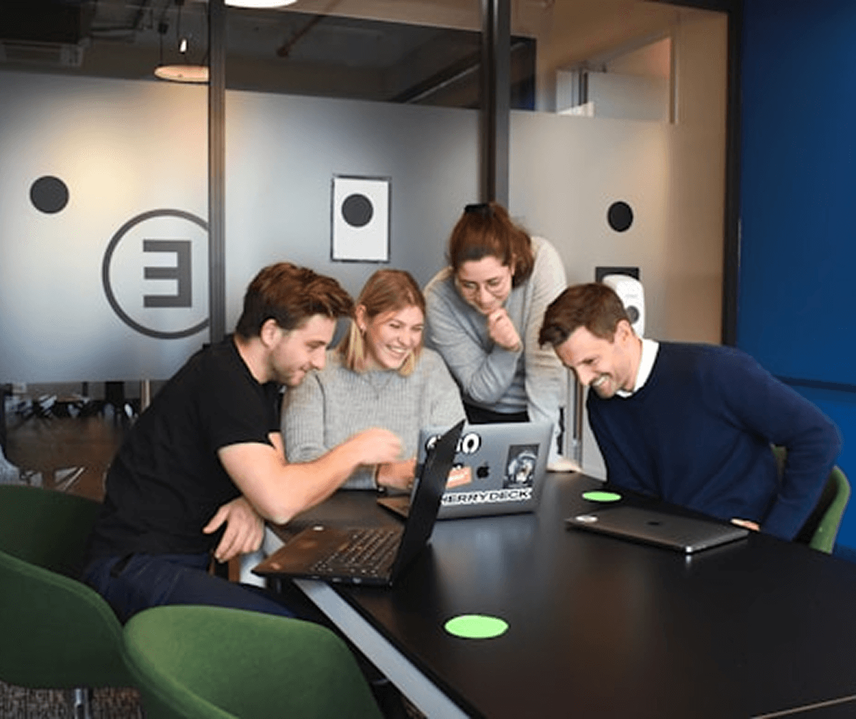 Team collaborating
