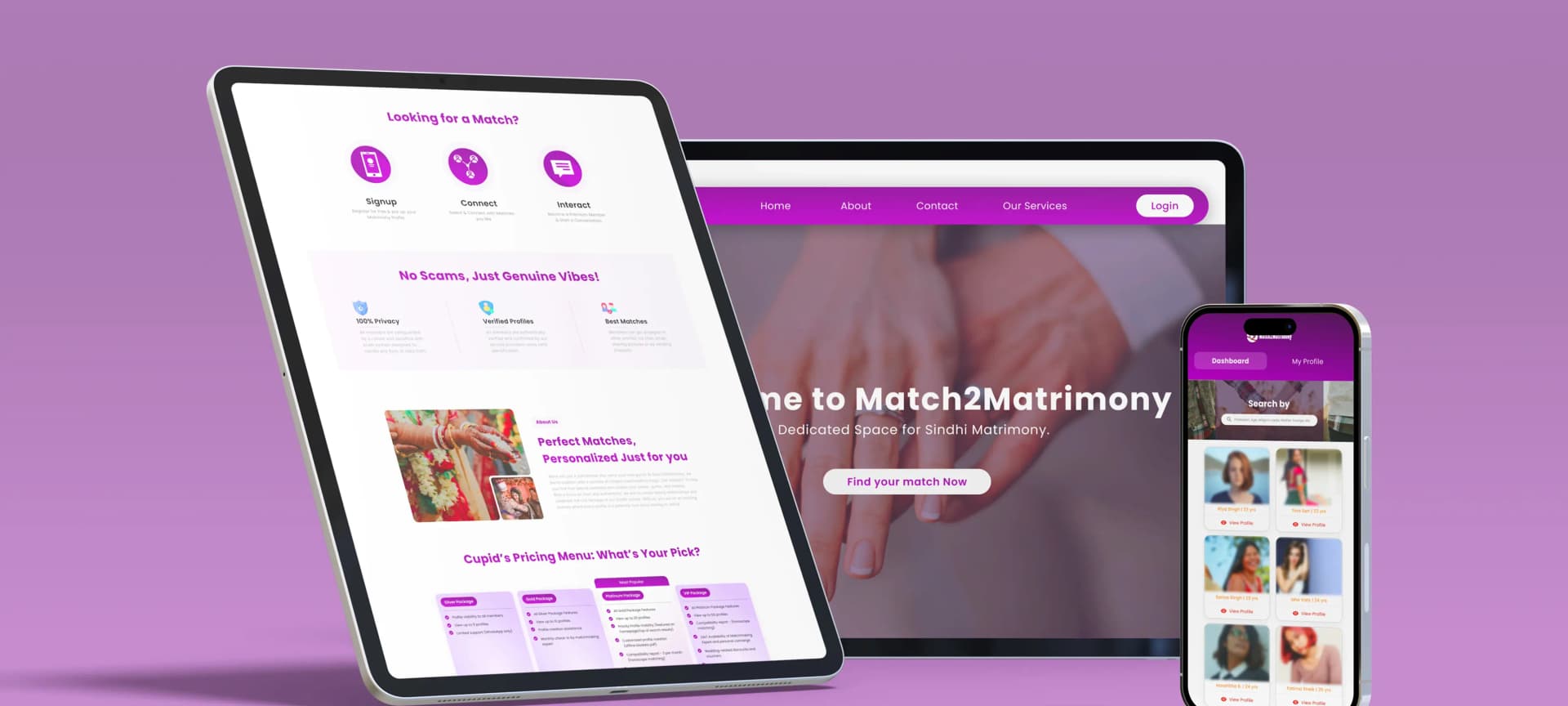 App Interface and Messaging Feature