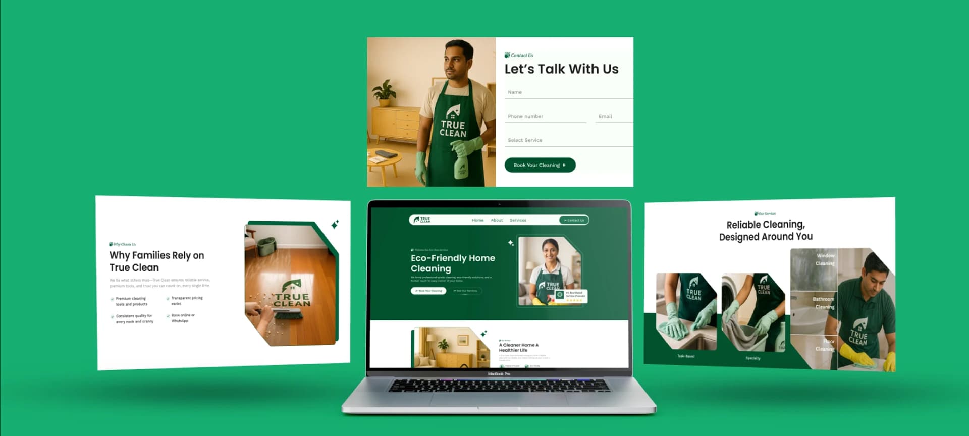 Website UI Screenshots